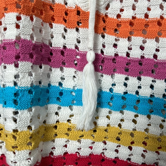 Knit Colorful Knit Top open back loose fit - Picture 7 of 8